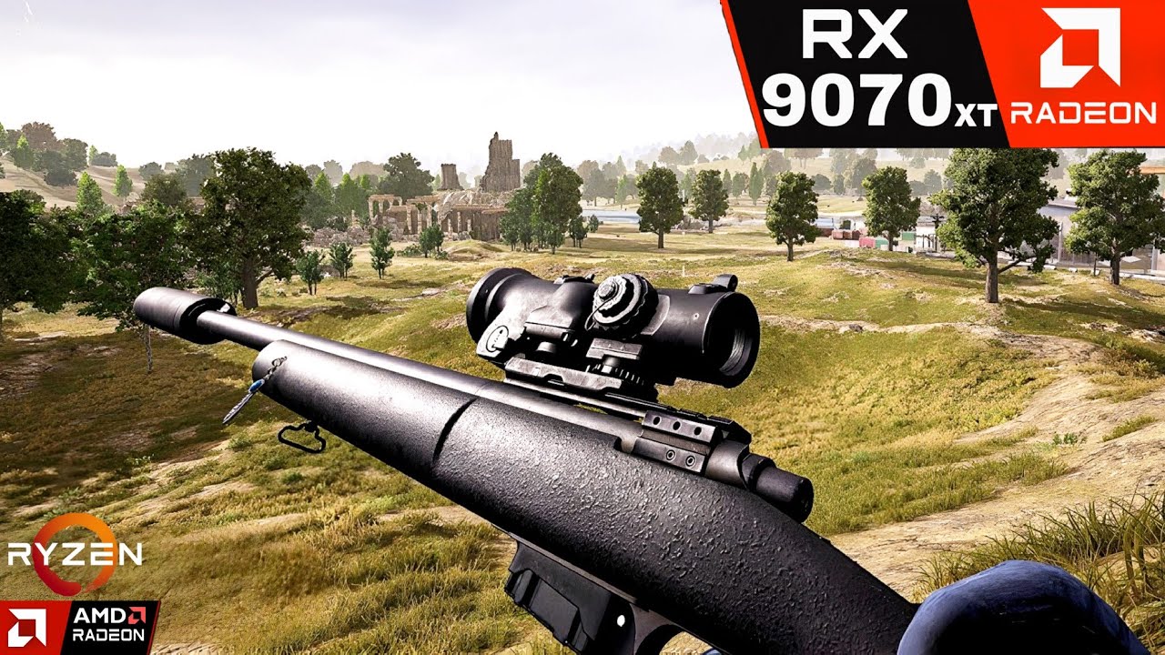 PUBG : RX 9070 XT + R7 9800X3D [1440p Ultra Graphics] - YouTube