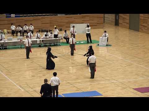 【男子個人戦・3回戦】西浦尚希（龍谷）×長崎祥太郎（島原）【#033】第69回全九州高等学校剣道競技大会・2022年7月1日~3・福岡　久留米アリーナ