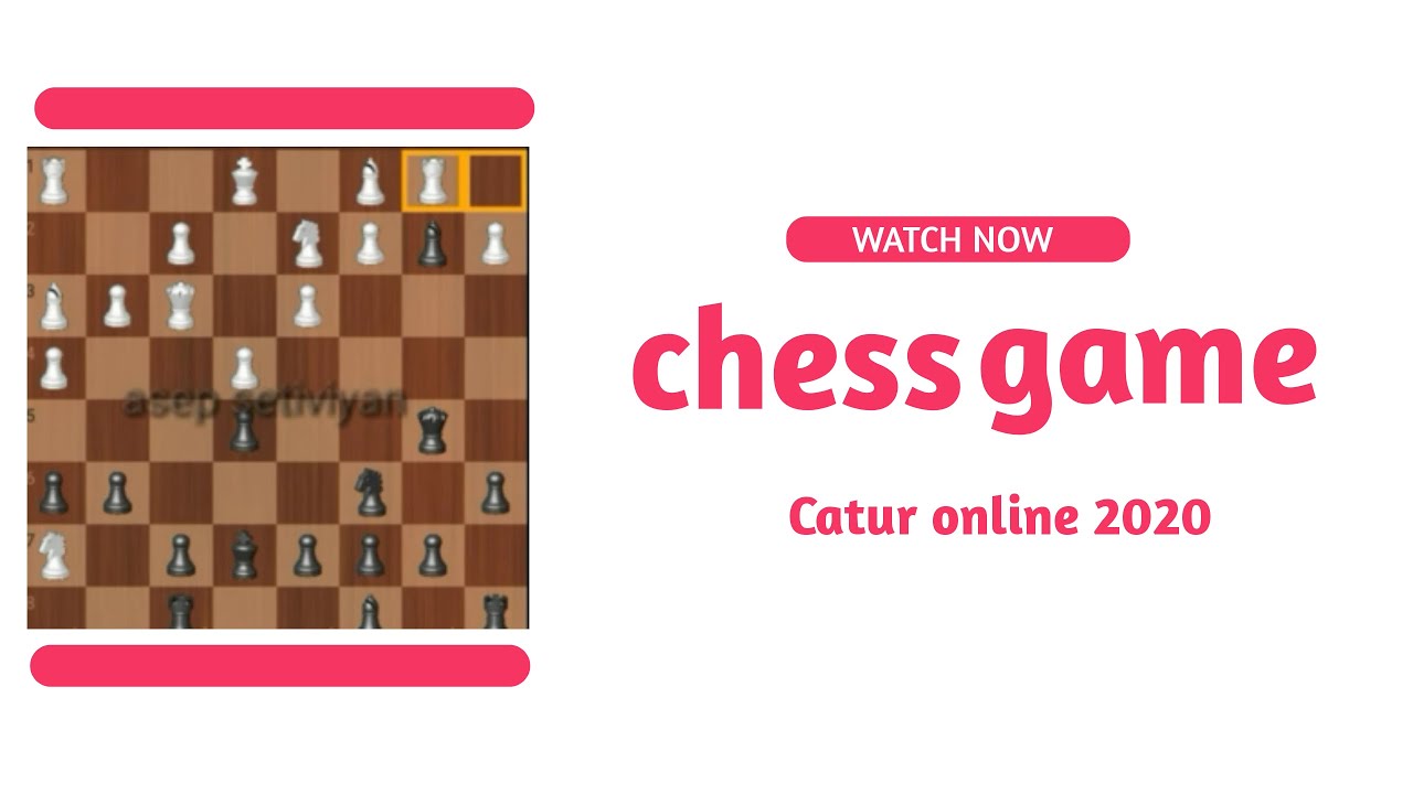 Catur online 2020 - YouTube