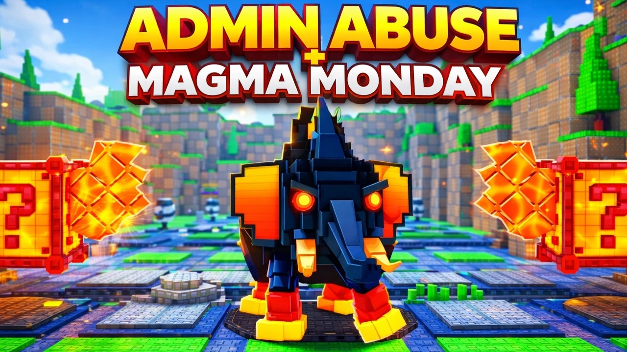 Admin Abuse + Magma Monday Live (Survive LAVA for Brainrots) 