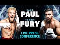 Jake Paul vs. Tommy Fury: UK Press Conference | December 18th on SHOWTIME PPV