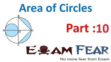 Maths Area Related to Circles part 10 (Example) CBSE class 10 Mathematics X
