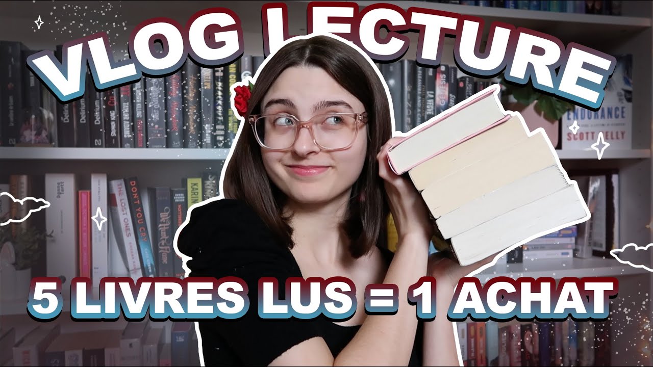 Je lis 5 LIVRES pour avoir le droit d'en acheter UN | vlog lecture