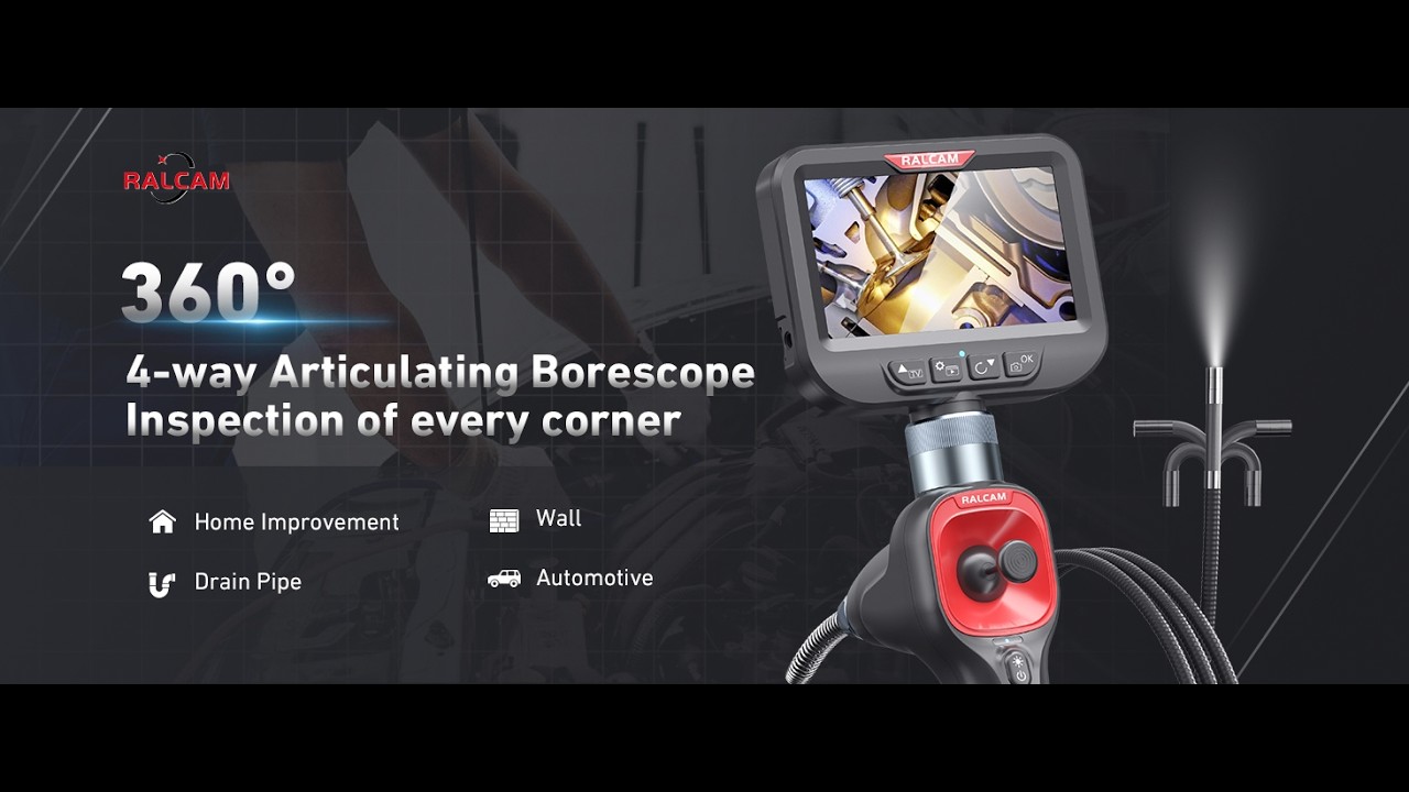 Unlock Full Flexibility with the Ralcam F6B 360° Rotating Endoscope!