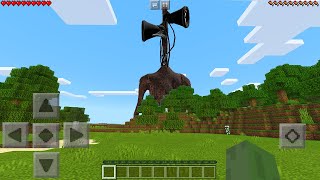 I Found SIREN HEAD in Minecraft Pocket Edition... again. screenshot 5
