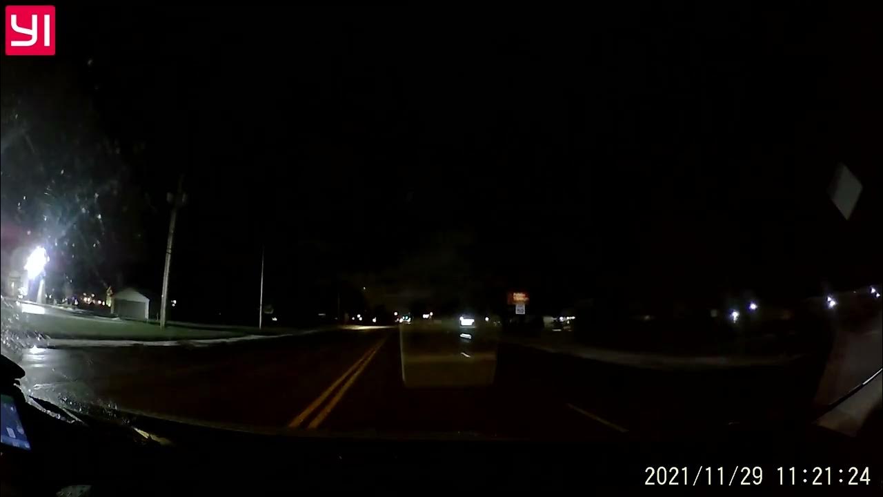 Car crashes into deer during cold wet night YouTube