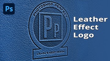 Photoshop Tutorial - Create Stamped Leather Effect Logo in Photoshop
