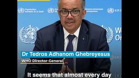 Dr Tedros talks about a peak in coronavirus cases - 22 June 2020