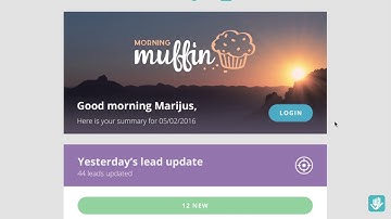 Teamgate CRM | Introducing Morning Muffin