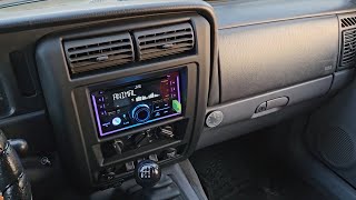 Jeep Cherokee XJ - Double DIN Radio Install Kit (Metra), New JVC Radio and Sony 3-Way Speakers by V8AmericanMuscleCar 2,017 views 3 months ago 3 minutes, 21 seconds