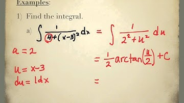 5.7 Inverse Trigonometric Functions Integration (part 1)