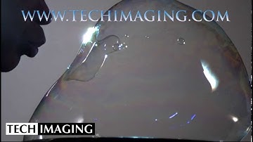 High Speed Cmaera Video - Bubble pop