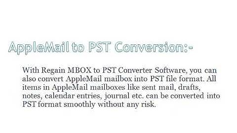 How to Convert MBOX file to PST file easily