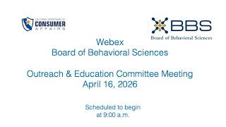 BBS _ Outreach &amp; Education Committee Meeting    April 16, 2026