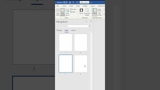 How to delete blank page in Microsoft word?