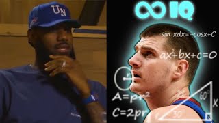 LeBron James said Nikola Jokic is one of the GREATEST IQ guys we've ever seen in the NBA league!!