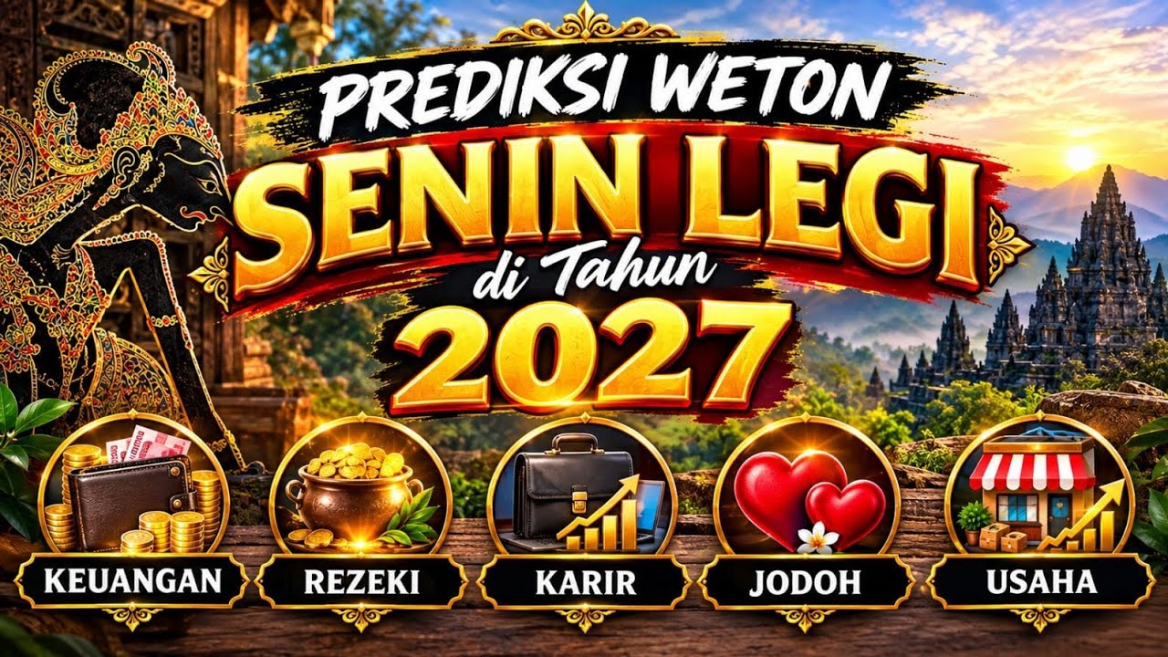 PREDIKSI WETON SENIN LEGI DI TAHUN 2027‎KEUANGAN, REZEK… — Transcript