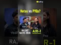 Notes or PYQs? 🤔 GATE AIR 1 Rajat Reveals Real Strategy