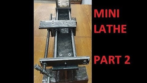 Budowa tokarki Homemade mini lathe part 2