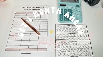 How To Get One Month Ahead On Your Bills | Adulting 101