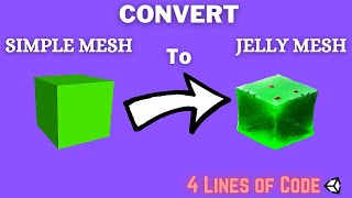 How to make Jelly Mesh in unity || Softbody(tutorial) screenshot 4