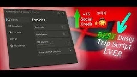 Roblox A Dusty Trip Script Update