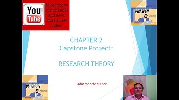 Chapter 2   Capstone Project / Thesis / Research  1