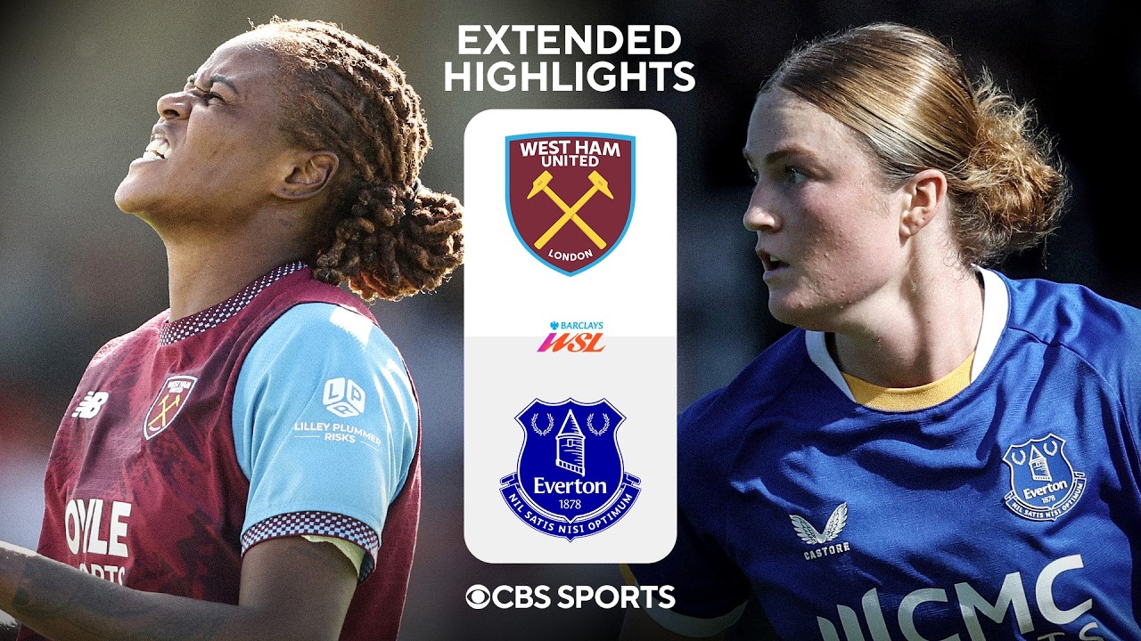 West Ham vs. Everton: Extended Highlights | WSL I W Golazo