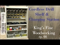 08 - How to Build a Cordless Drill Shelf and Charging Station to hang on french cleats