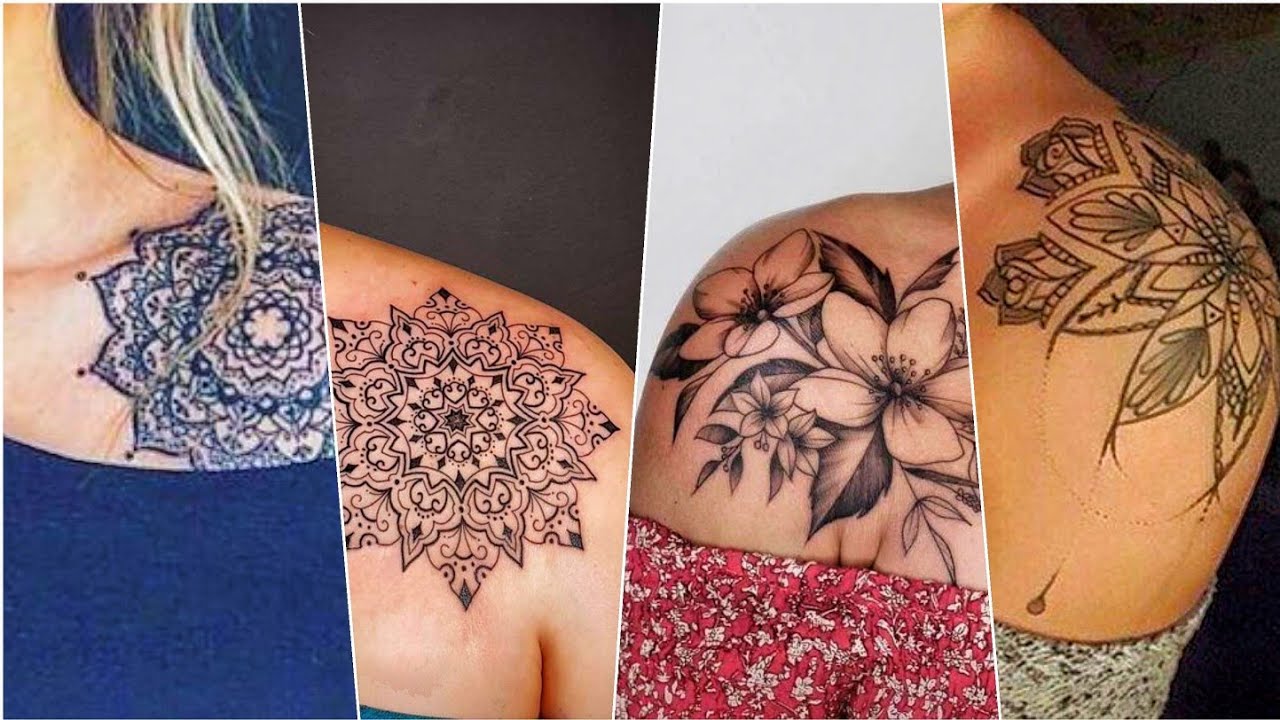 Mandala Shoulder Tattoo Designs for Ladies - wide 3