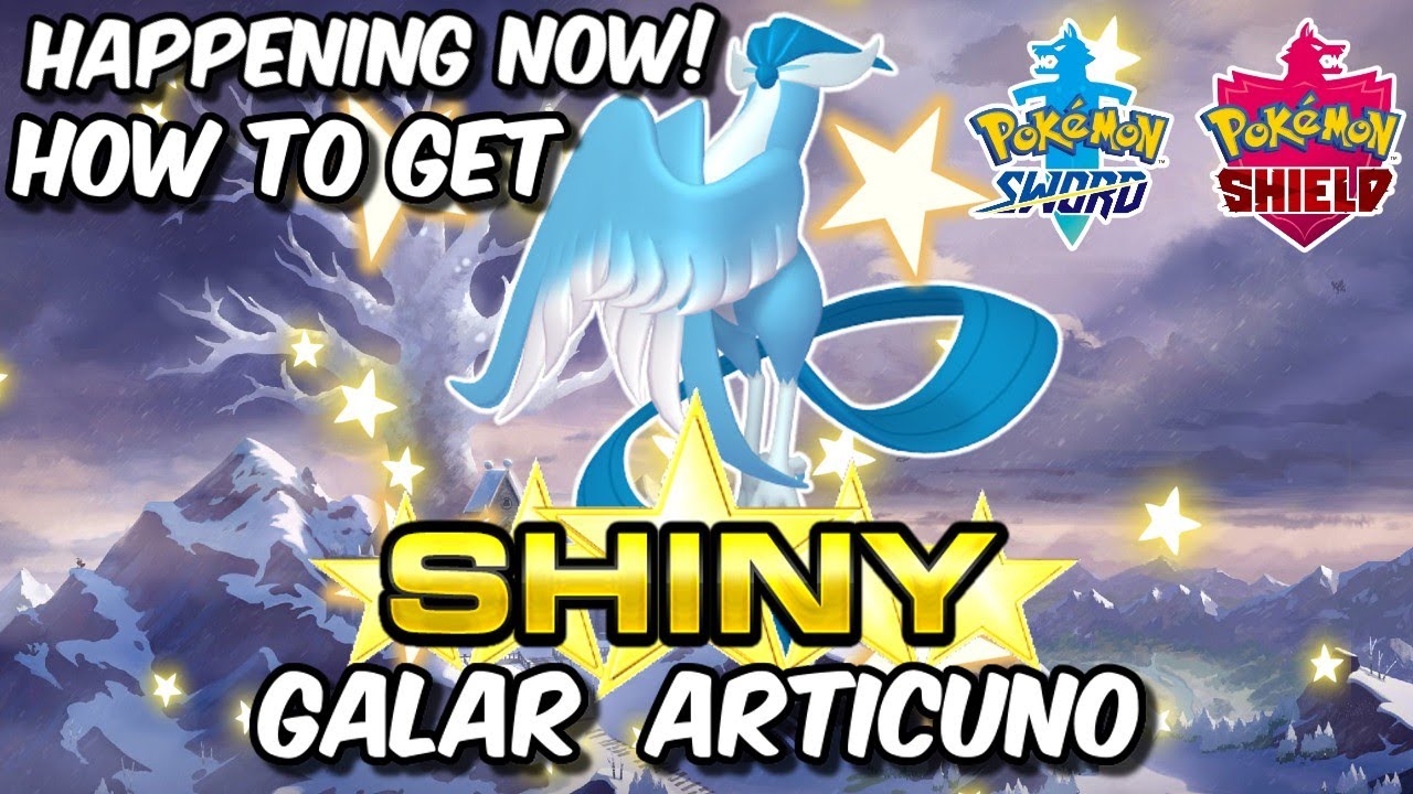 How To Redeem Your Shiny Galarian Articuno (Available Now) Pokemon Sword  and Shield 