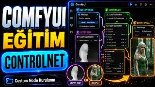 ComfyUI ile ControlNet Kullanma ve Custom Node Kurulumu
