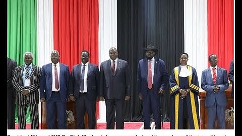 Dr riek machar kɛnɛ kiir mayardit ci̠ kɛ thɔth thuda̱n jiök rialɛ ro̠o̠dun i̠ kä kɛ kuëny kua̱a̱ri̠