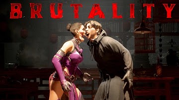Mortal Kombat 1 All Brutalities on Ghostface
