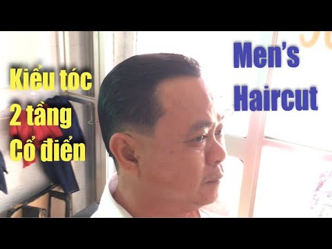 CẮT TÓC NAM | CHIA SẺ CHI TIẾT KIỂU TÓC 2 TẦNG CỔ ĐIỂN bas xéo số 7 |Men’s Haircut