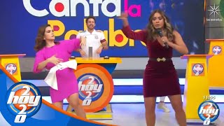 ¡Galilea Montijo pone a bailar a todos en el foro! | Canta la palabra | Hoy