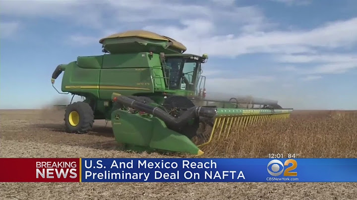 Trump Announces Trade Deal With Mexico