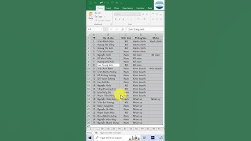 Cách tạo và xóa định dạng bảng trong Excel #shorts