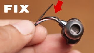 How To Fix Torn or Frayed Earphone Cables at home  🔥🔥🔥