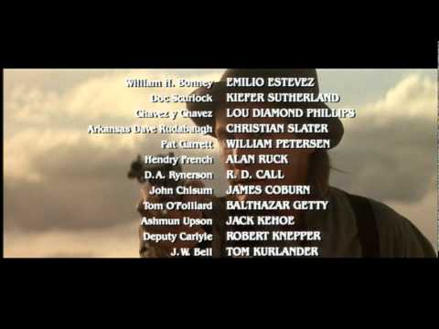 Young Guns 2 Credits Blaze of Glory