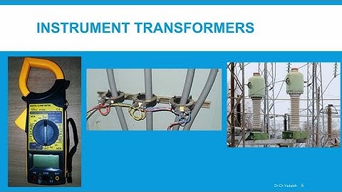 Instrument Transformers importance