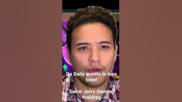 Spend less time raiding! Do Daily quests faster