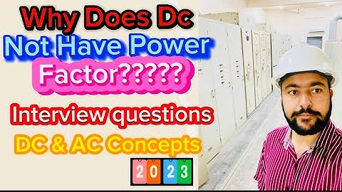 Why Does Dc Not Have Power Factor?|#dc#powerfactor#power#alternating_current#directcurrent#engineer