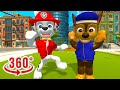Marshall and Chase Police | Rescue Episode PARODY | funny 360° video
