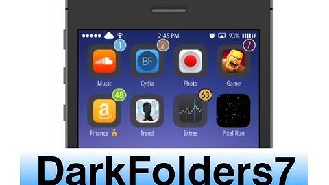 DarkFolders7- Jailbreak Tweak
