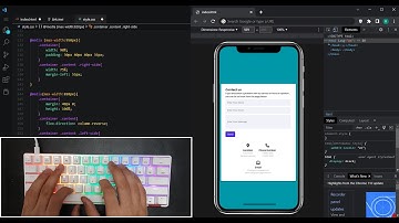 ASMR Programming - Modern Contact Us Form - No Talking