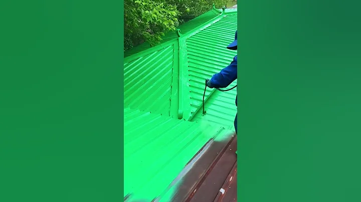 Color steel tile roof rust renovation process