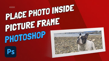 How To Place A Photo or Image Inside A Picture Frame In Photoshop