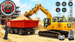 City Driver JCB & CAT Dumpers & Roller Simulator Android Gameplay | Road Construction Simulator Game