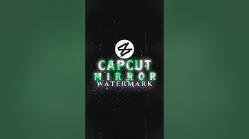 Mirror/Reflective Watermark Tutorial 🔥 | Capcut Tutorial #shorts #capcut #capcuttutorial